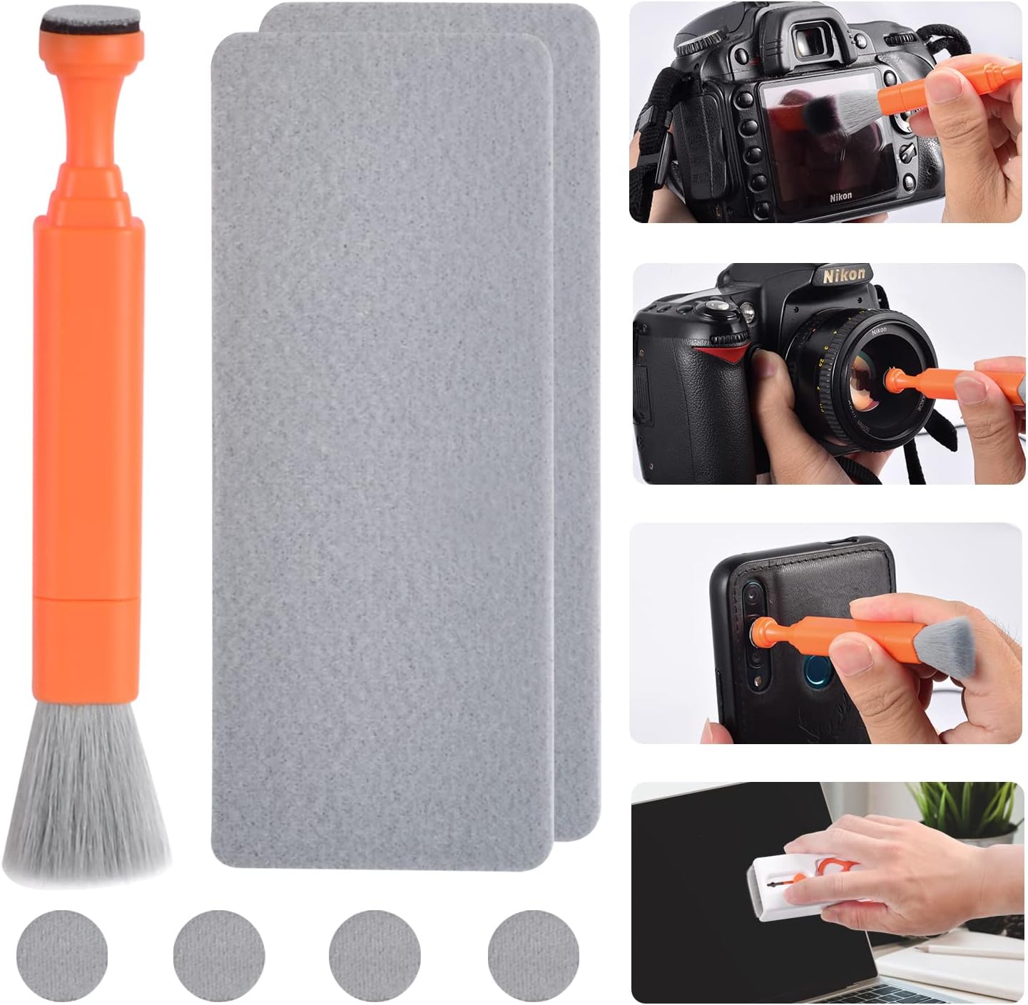 Kit multifunctional 11 in 1 de curatare produse electronice, pentru tastatura, laptop, camera, telefoane mobile, airpods, gadgeturi