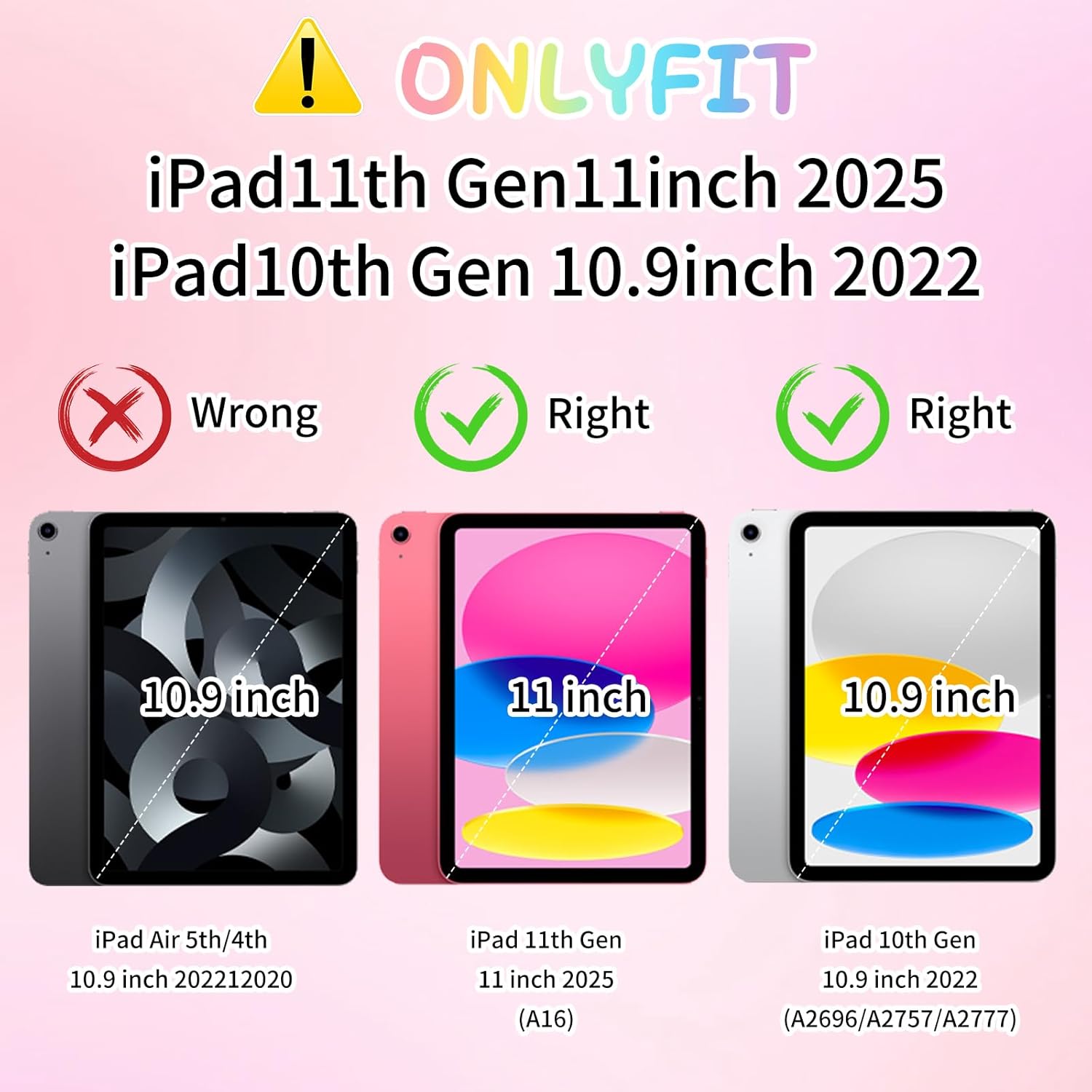 Husa compatibila cu iPad 10,9" generatia 11/10, 2025/2022, robusta, rezistenta la socuri, cu suport unicorn, curea de umar, suport pentru pix, roz