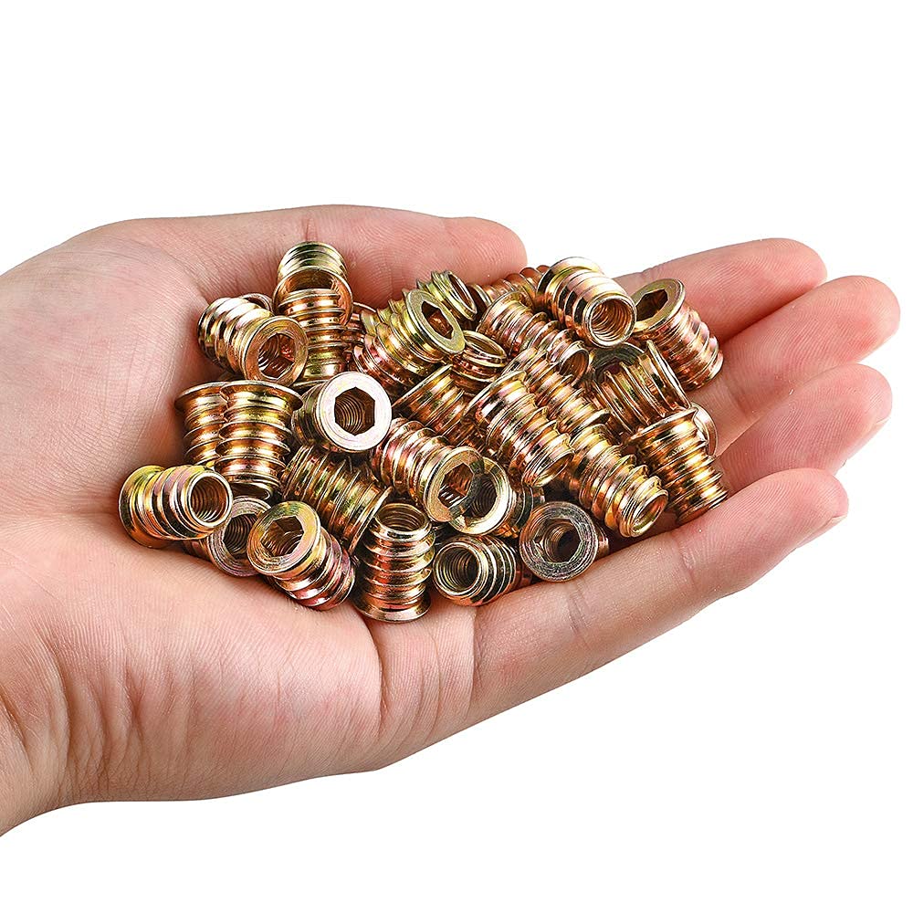 Set 170 piulite, cap haxagonal, M8 M6 M5 M4, din aliaj de zinc, pentru lemn