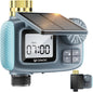 Computer de irigatii solar CyberOrd, temporizator automat cu afisaj LCD, programare zilnica/saptamanala, intarziere ploaie 24/48/72h, mod manual si automat, incarcare USB-C, pentru gradina si gazon