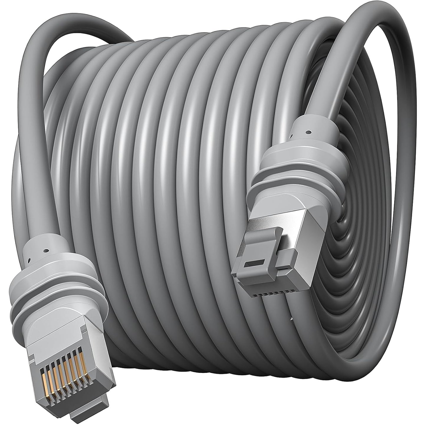 Cablu de retea Starlink Gen 3, 30 metri, cablu Ethernet RJ45 impermeabil, compatibil Starlink Standard Actuated Gen 3 si Satellite V3, cablu de inlocuire sau prelungitor pentru instalari exterioare si interioare, transmisie stabila de date