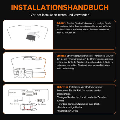 Camera auto cu 4 canale, GPS WiFi, ecran IPS de 3, 18 inch, 4K+1080P / 2K+2x1080P / 4x1080P, card SD 64 GB, Senzor G, WDR, Bucla video, Night Vision, control vocal, monitorizare parcare, viziune in interior fata si spate