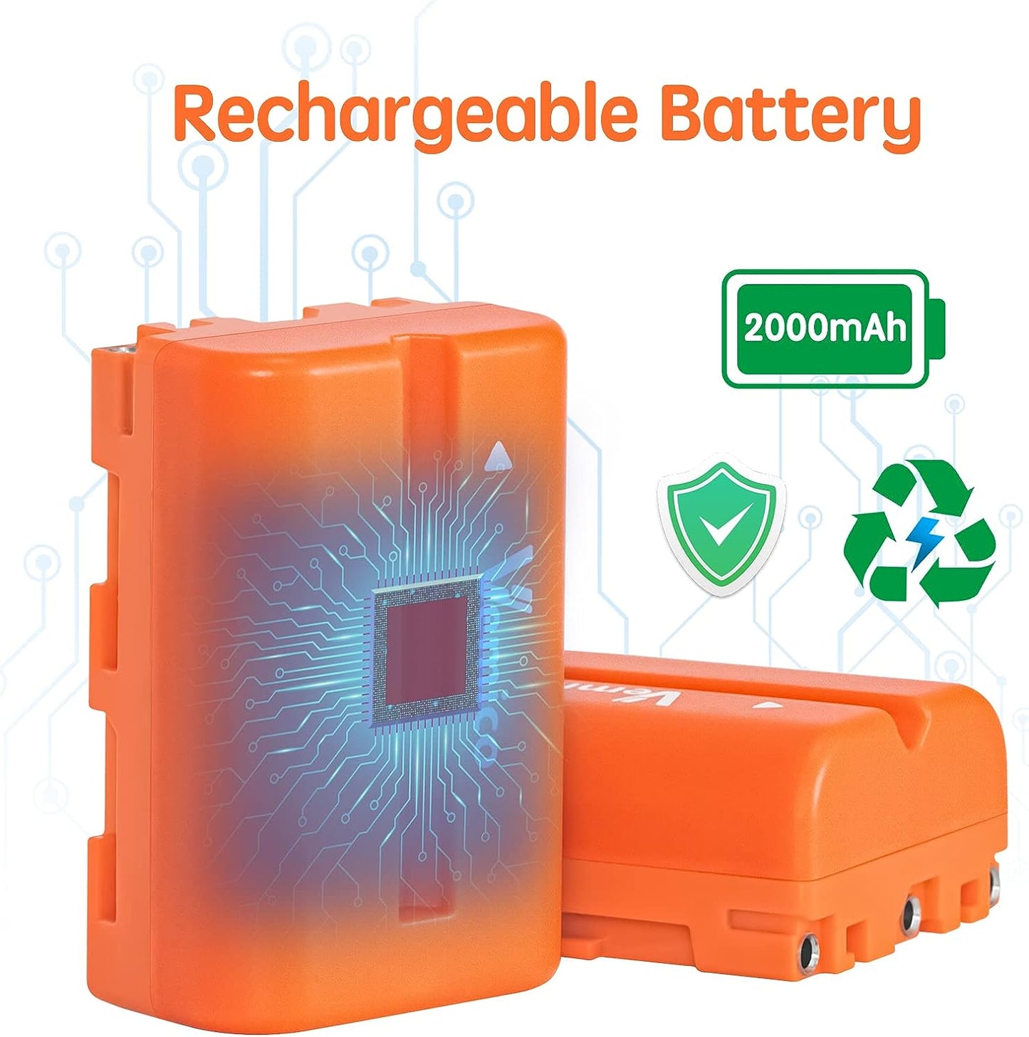 Set 2 acumulatori NP-FM500H 2000 mAh si incarcator dublu cu display LCD, pentru Sony Alpha A57, A58, A65, A65V, A68, A77, A77V, A99, A99 II, A100, A200 A300, A300K, A300X, A350, A450, A50, A550 A560, A580, A700, A700K, A700P, A700Z, A850, A900