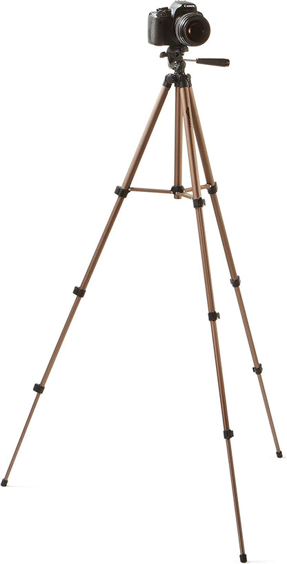 Trepied foto telescopic cu surub 1/4 inch pentru camera foto video, 42-127 cm, cu husa de transport si depozitare