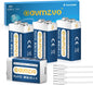 Set 4 baterii reincarcabile USB-C 9 V, 1350 mAh, dimensiune standard, Performanta ridicata, pentru detector de fum, microfon, jucarie, multimetru