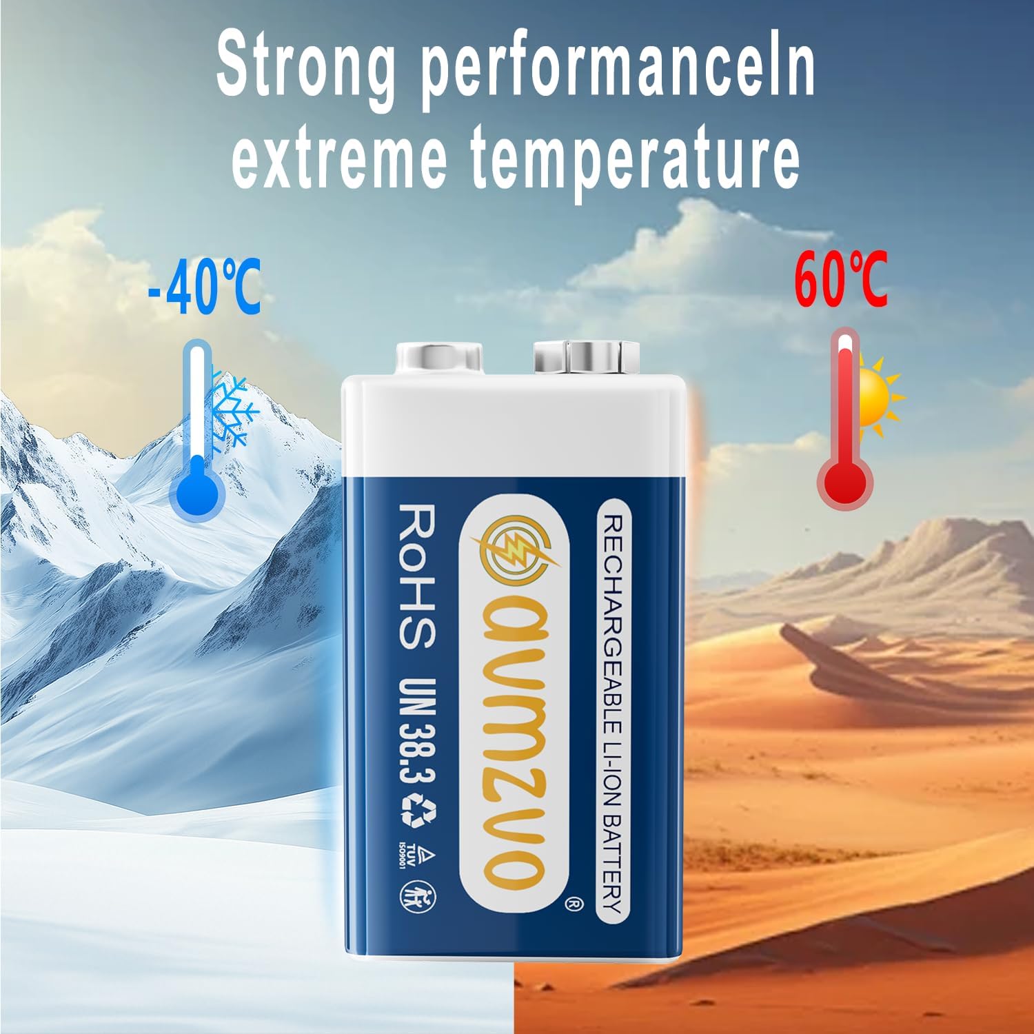 Set 4 baterii reincarcabile USB-C 9 V, 1350 mAh, dimensiune standard, Performanta ridicata, pentru detector de fum, microfon, jucarie, multimetru