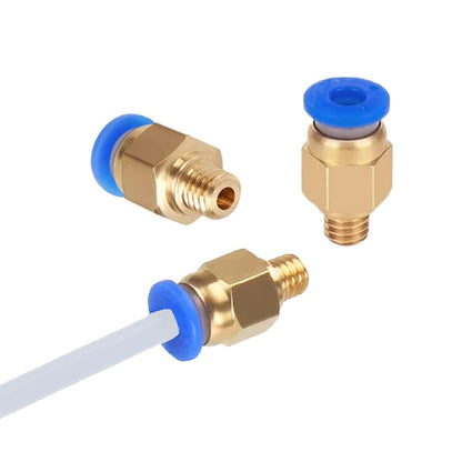 Set 20 conectori pneumatici pentru imprimante 3D, conectori pneumatici rapizi PC4-M6, filet de 6 mm si filament de 4 mm