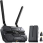 Receptor HDMI Wireless, pentru Extender HDMI Wireless 5G R200, accepta pana la 4 receptoare RX pentru 1 emitator TX, cu acumulator 4400 mAh, cu adaptor Micro HDMI si adaptor Mini HDMI, negru