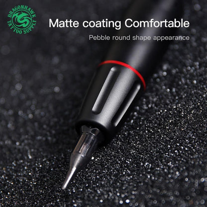 Masina de tatuat rotativa Dragonhawk Mast Pen Space, aluminiu, motor japonez, cursa reglabila 2.8–3.5 mm, ergonomica, compatibila cartuse, 6–9V, model WQ102-2