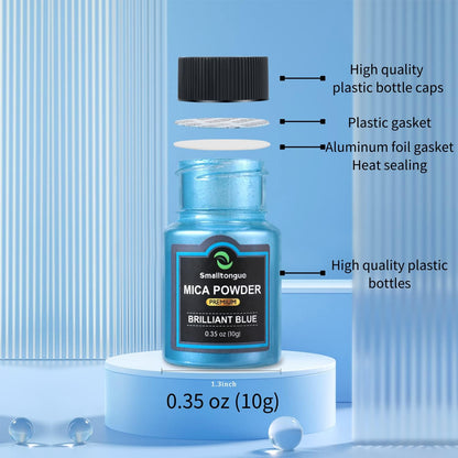 Set pigmenti pudra pentru rasina epoxidica, 72 de culori metalice, 10 g, pudra de mica, pulbere utilizata pentru luciu de buze, sapun, bomba de baie, mestesuguri de arta, colorant de rasina, unghii