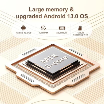 Player MP3/MP4 SWOFY D26, 96GB (32GB + 64GB SD), Android 13, WiFi & Bluetooth 5.0, ecran tactil HD 5”, Spotify/Amazon Music, Radio FM, autonomie 60h, control parental, negru