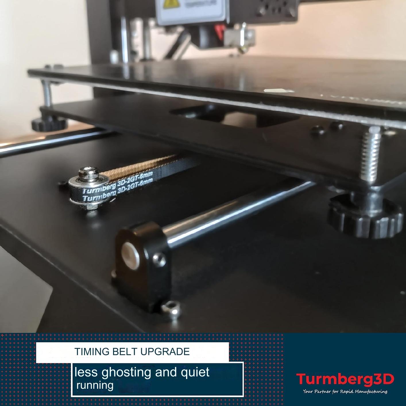 Curea de distributie Turmberg3D GT2 de 5m x 6 mm, pentru imprimanta 3D Prusa i3, Anet A8, Anycubic i3 Mega, Ender 3, Sidewinder X1, din cauciuc ranforsat cu fibra de sticla