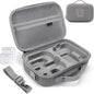 Husa de protectie pentru drona DJI Neo si controler RC-N3, geanta de transport impermeabila, portabila 29 x 20 cm, rezistenta la socuri, cu maner anti-alunecare si curea de umar, gri