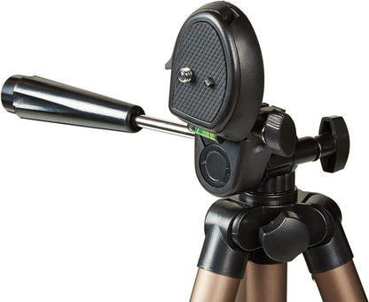 Trepied foto telescopic cu surub 1/4 inch pentru camera foto video, 42-127 cm, cu husa de transport si depozitare