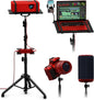 Suport videoproiector/laptop, stand cu inaltime reglabila 66-150 cm, functie trepied, cu cap bila rotativ 360°, tavita pliabila, 6 kg greutate suportata, multifunctional