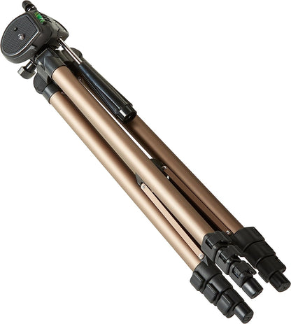 Trepied foto telescopic cu surub 1/4 inch pentru camera foto video, 42-127 cm, cu husa de transport si depozitare
