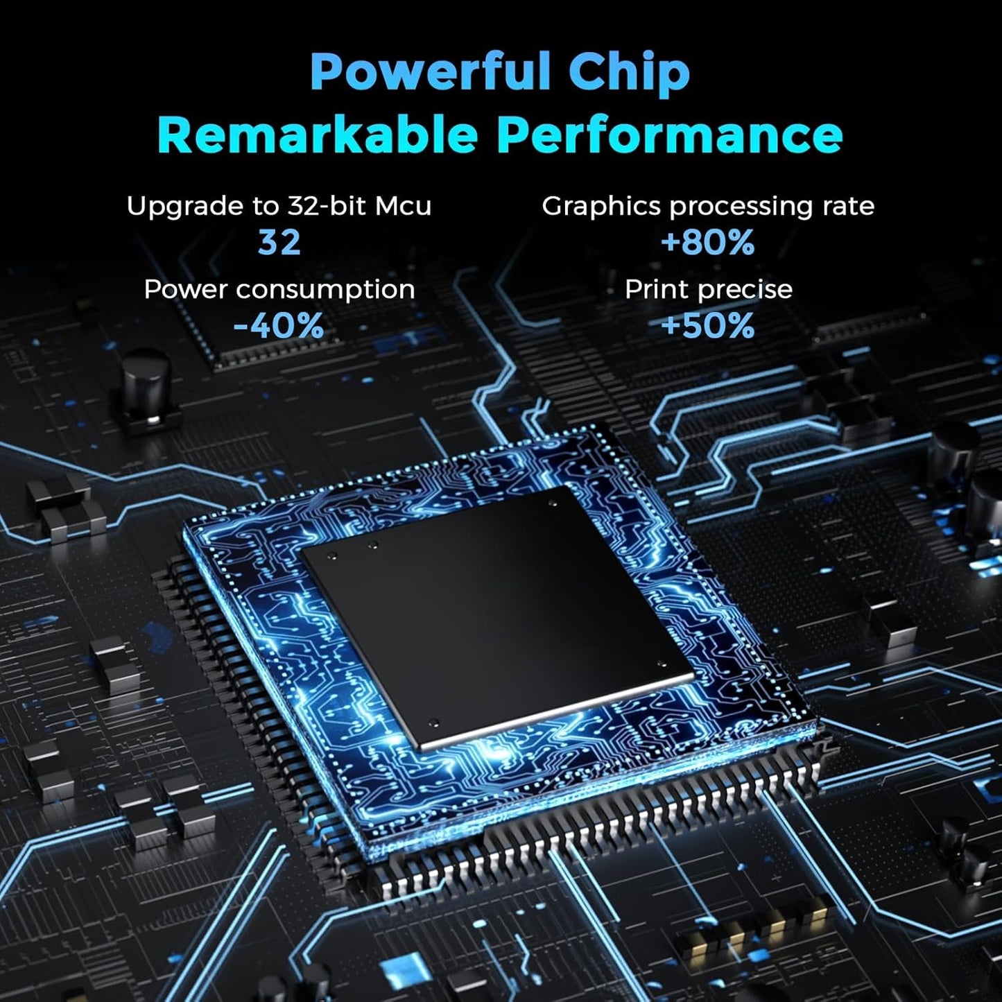 Placa de baza silentioasa pentru imprimanta 3D Creality Ender 3 V3 SE, MCU 32 de biti, driver MS35774, Plug and Play