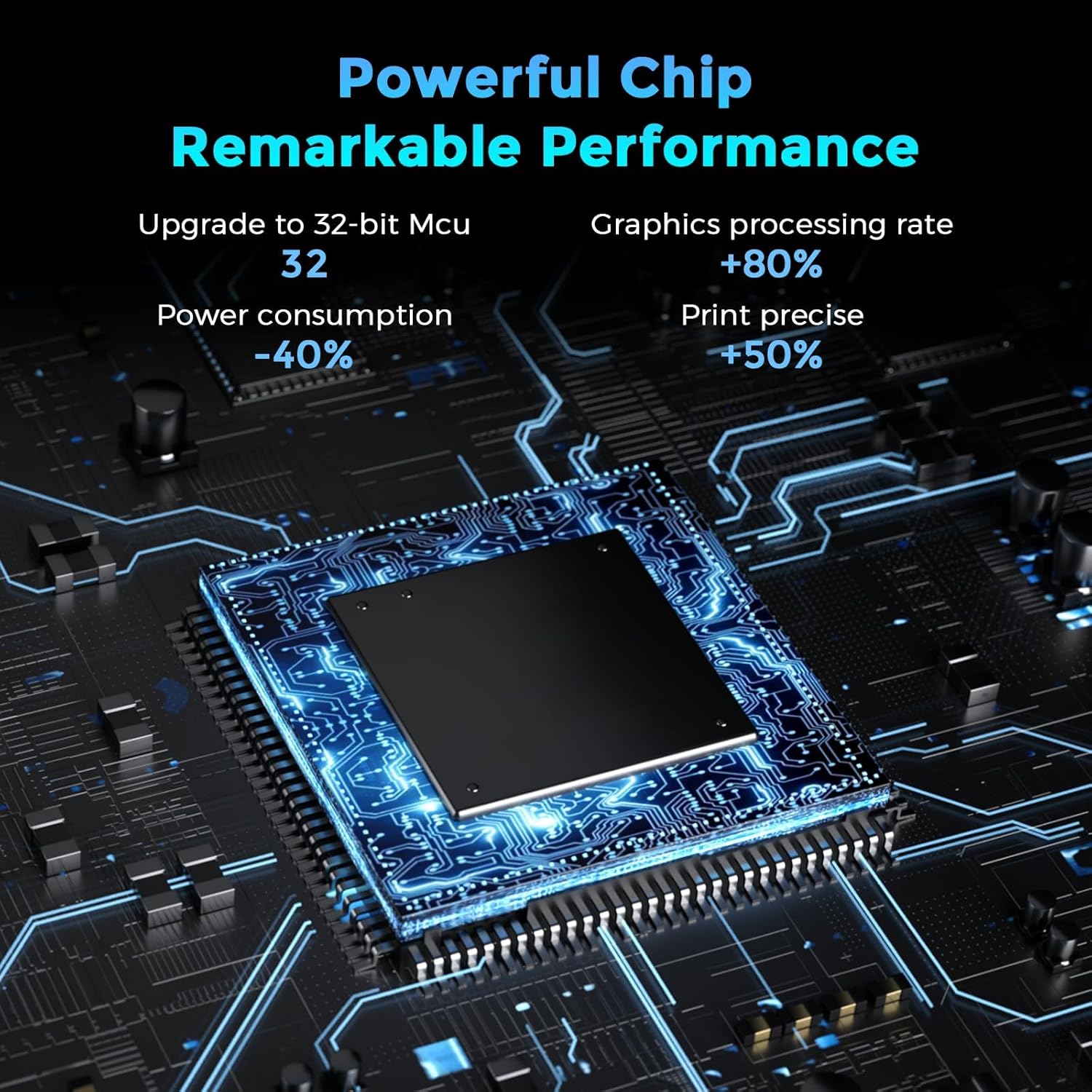 Placa de baza silentioasa pentru imprimanta 3D Creality Ender 3 V3 SE, MCU 32 de biti, driver MS35774, Plug and Play