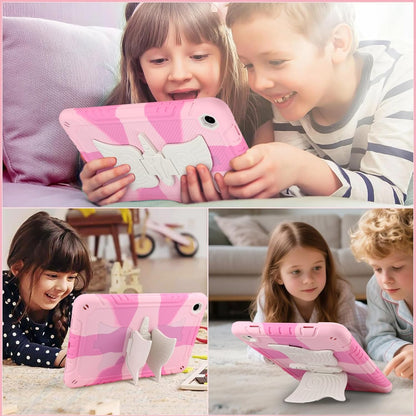 Husa pentru Samsung Galaxy Tab A9+/A9 Plus, 11 inch 2023, SM-X210/SM-X216/SM-X218, rezistenta la socuri, pentru copii si fete, cu curea de umar cu suport unicorn