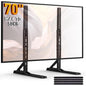 Suport TV de masa/birou, stand universal, diagonala 22-70 inch, pana la 50 kg, VESA de la 200 x 100 mm la 800 x 600 mm, picior TV cu inaltime reglabila si stabilitate ridicata