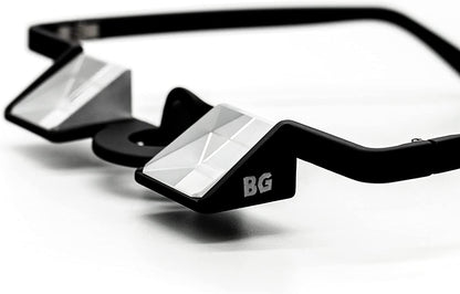 Ochelari de filat pentru alpinism, prisma BK7 in unghi de 60°, cu etui si snur de ochelari, negri