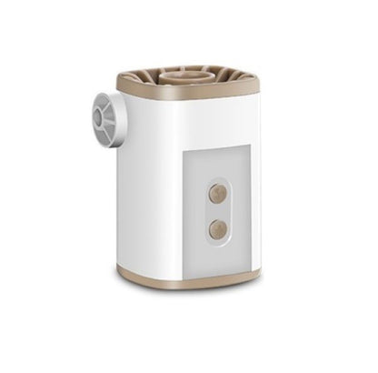 Pompa electrica portabila, reincarcabila cu acumulator de 3600 mAh, cu lampa LED si functie powerbank de urgenta, pentru saltea gonflabila, barca, colace, cu 3 duze diferite