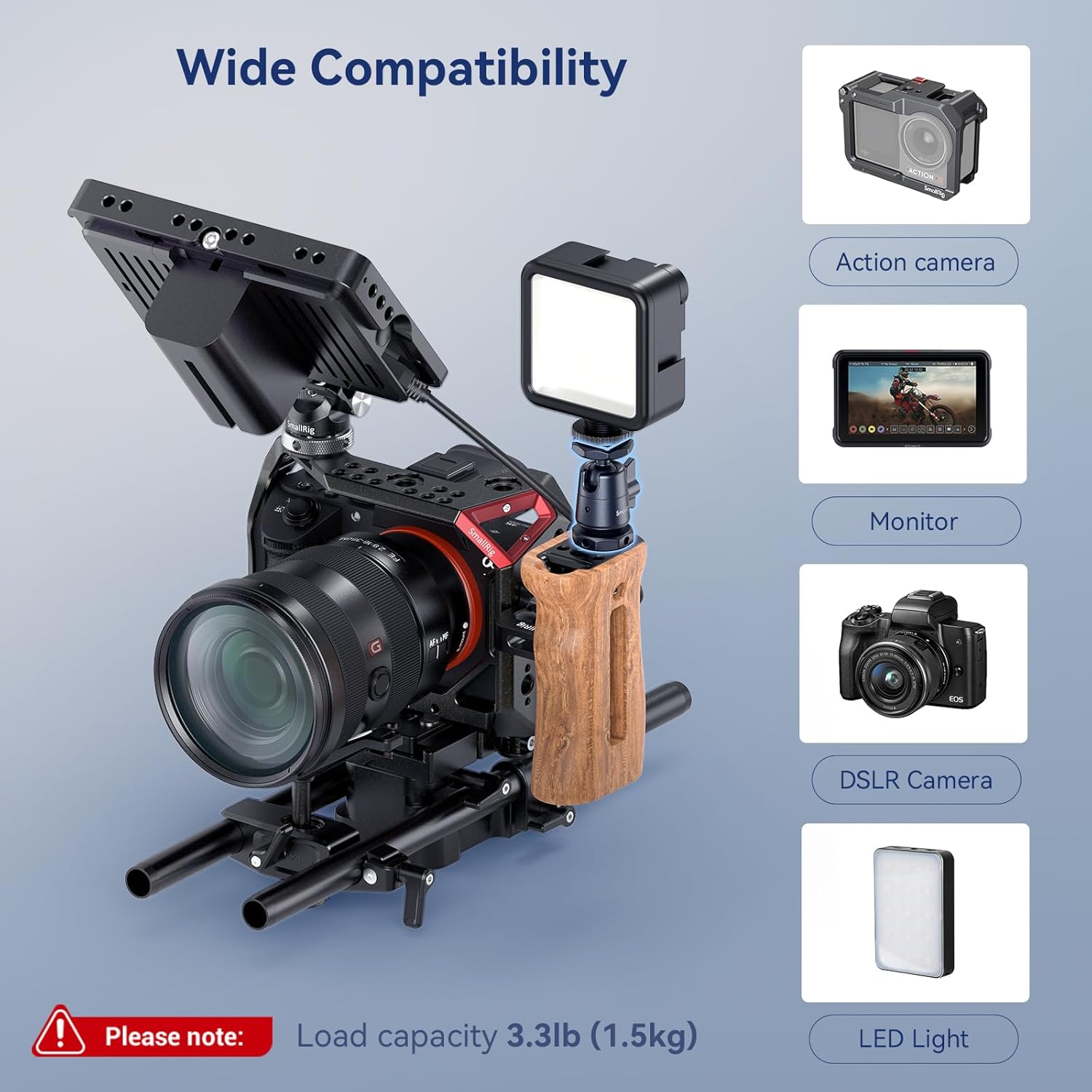 Set 2 adaptor cu cap tip bila cu surub de 1-4"-20 si suport patina cold shoe detasabil, din aluminiu, rotativ 360 de grade, pentru trepiede, monopiede, camere video