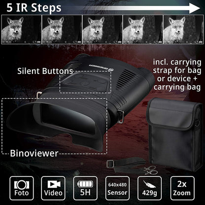Binoclu Special Bresser Digital Night Vision cu functir de inregistrare