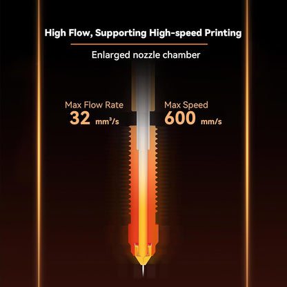 Kit cap de printare, hotend imprimanta 3D Creality K1/K1 Max/K1C, incalzitor ceramic, suporta pana la 300 °C, viteza mare de printare pana la 600 mm/s, multifunctional