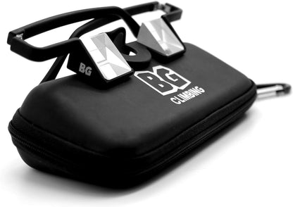 Ochelari de filat pentru alpinism, prisma BK7 in unghi de 60°, cu etui si snur de ochelari, negri