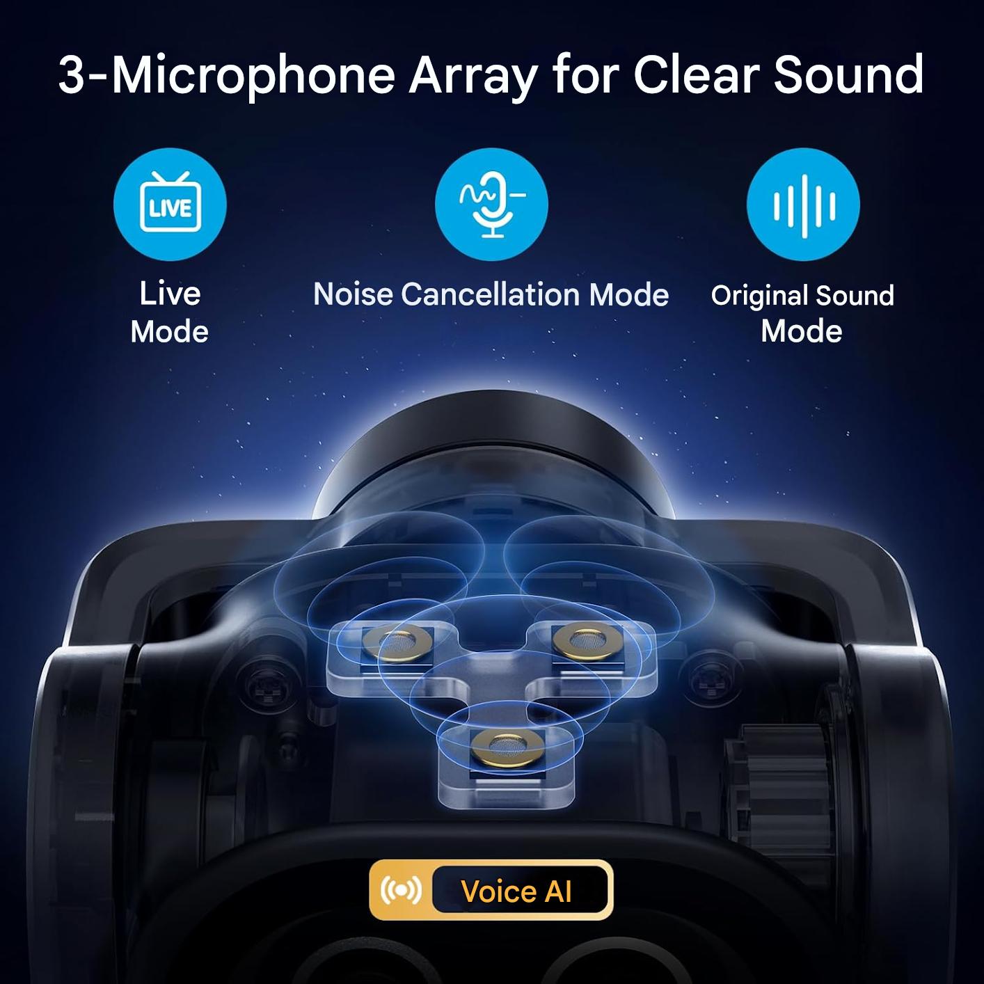 Camera web 4K EMEET PIXY Duala AI PTZ, autofocus 0.2s PDAF, 1080p, urmarire automata 310°, Senzor Sony, 3 microfoane noise canceling, control gesturi – Compatibila OBS/Twitch/Switch 2