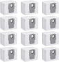 Set de 12 saci pentru aspirator Roborock S7 MaxV Ultra / Q7+ / Q7 Max+ / T8 / Q5+, capacitate 3 litri, din material textil in 4 straturi, gri