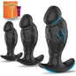 Set de 3 dildo-uri in diferite marimi, realistice din silicon, cu vene, jucarie sexuala pentru cupluri, usor de curatat, permite stimularea precisa a punctelor de placere, negru