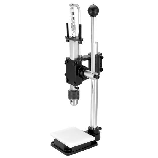Presa pentru perforat pielea, masina profesionala de stantat si embosare piele, perforator cu mandrina 12, 7 mm, ergonomic, din metal