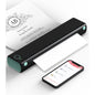 Imprimanta termica Bluetooth, imprimare pe hartie termica A4, portabila, acumulator 1200 mAh, printare fara tus, pentru tatuaje, business, calatorii, compatibil iOS, Android, PC, Laptop