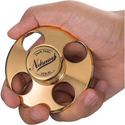 Stabilizator disc vinyl, puck metalic pentru pick-up Nobsound STB-01, auriu