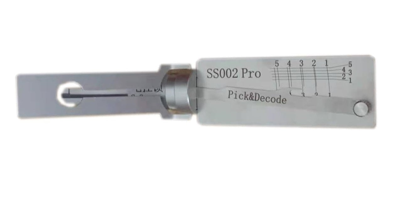 Instrument decoder, unealta deblocare usi SS002 2 in 1pentru deblocat/decodat yale autoturisme, profesional, multifunctional