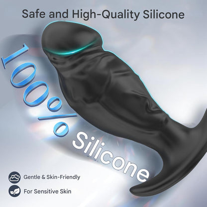Set de 3 dildo-uri in diferite marimi, realistice din silicon, cu vene, jucarie sexuala pentru cupluri, usor de curatat, permite stimularea precisa a punctelor de placere, negru