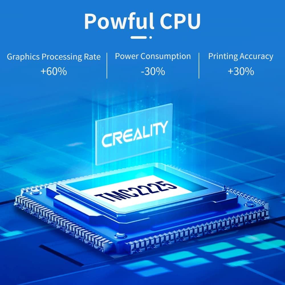 Placa de baza silentioasa V4.2.7, pentru imprimata 3D Creality Ender 3 / Pro / Max / 3 V2 / 3 V2 Neo, cu driver TMC2225, 32 bit, upgrade silent board plug and play