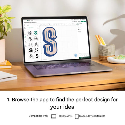 Cricut Maker 4, aparat inteligent pentru taiere, personalizare si proiecte creative, compatibil cu peste 300 de materiale, decupare, scriere, gravare si embosare, conectivitate Bluetooth, gri