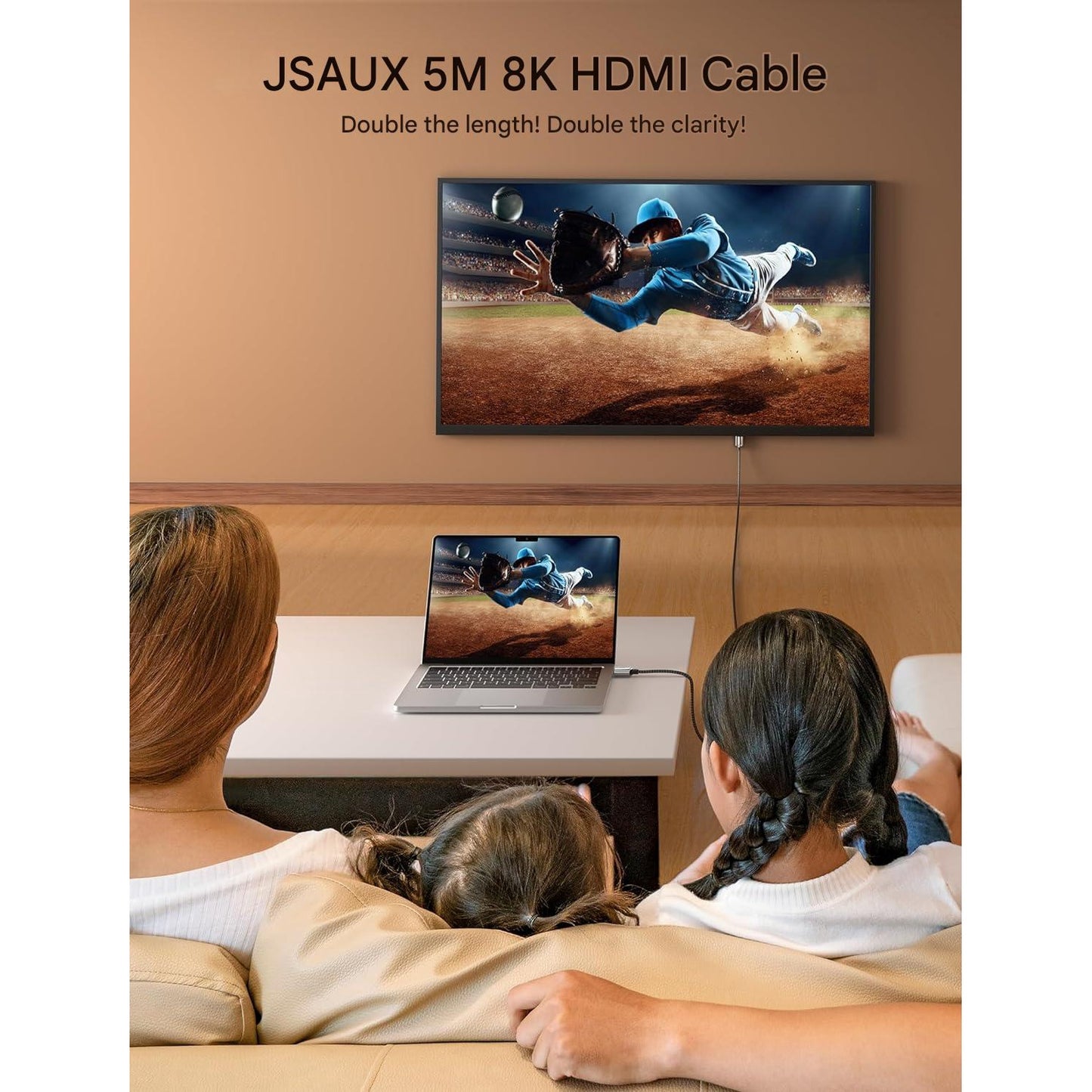 Cablu HDMI 2.1 8K@60Hz, 48 Gbps, 4K@120Hz, EARC HDR10, HDCP 2.2 & 2.3 3D, HDR Dinamic, DTS:X, compatibil cu PS5 / PS4 / Xbox / UHDTV / Player Blu-Ray, PC