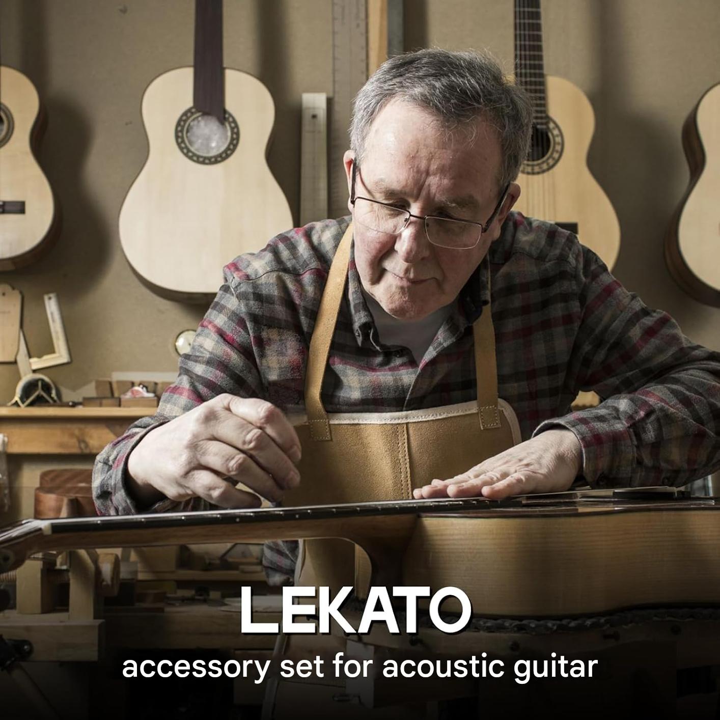 Kit reparatii chitara, 72 piese cu chei inbus, cleste, infasuratori de corzi, pile, surubelnita si accesorii pentru chitara acustica, Ukulele, Bas, Mandolina, Banjo