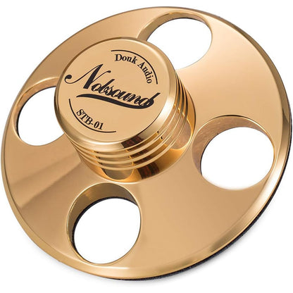 Stabilizator disc vinyl, puck metalic pentru pick-up Nobsound STB-01, auriu