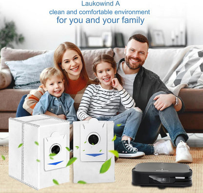 Set 15 saci pentru aspirator Ecovacs Deebot X2 Omni, de 3 litri, din material textil, cu strat din carbon activ, usor de instalat