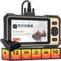Tester auto ThinkScan 662, OBD2 scanner, ECM/TCM/SRS/ABS, 12 functii de resetare, negru/galben