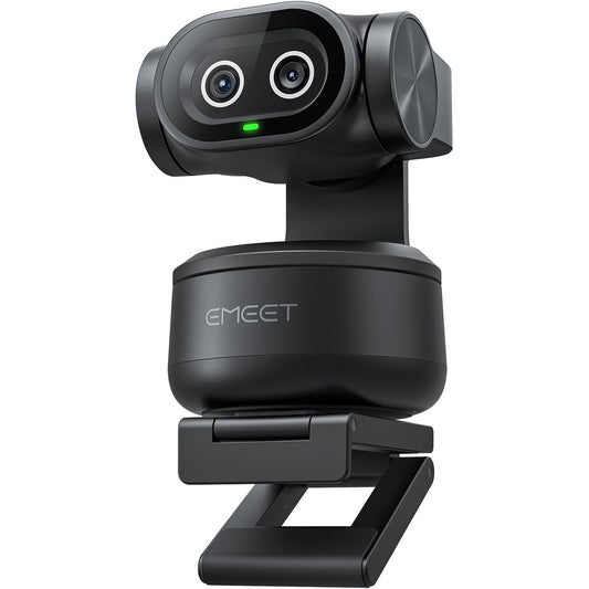 Camera web 4K EMEET PIXY Duala AI PTZ, autofocus 0.2s PDAF, 1080p, urmarire automata 310°, Senzor Sony, 3 microfoane noise canceling, control gesturi – Compatibila OBS/Twitch/Switch 2