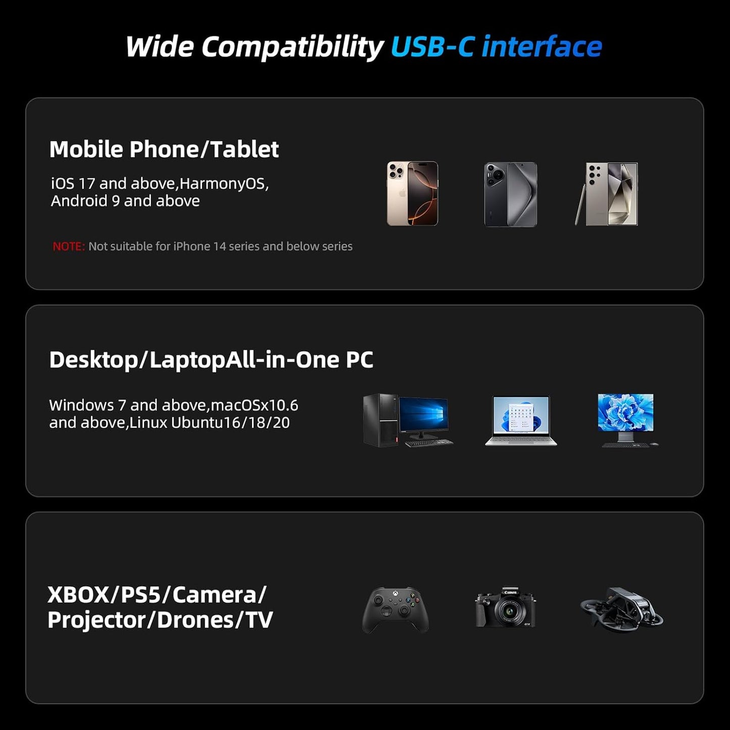 SSD extern magnetic ultra-subtire 7 mm, 2 TB, design minimalist modern, carcasa din aluminiu, compatibil USB-C 3.2 Gen 2x2 20 Gbps, transfer ultra-rapid pana la 2000 MB/s, MagSafe-ready, pentru PC, laptop, iPhone 15+, Mac si Android, portabil