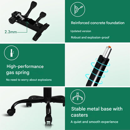 Scaun de birou ergonomic ALFORDSON, piele ecologica PU, spatar ergonomic 3 segmente, tetiera integrata, suport picioare retractabil, inclinare reglabila 90°-150°, reglare pe inaltime 10 cm, rotire 360°, cotiere ergonomice, capacitate 180 kg, gri