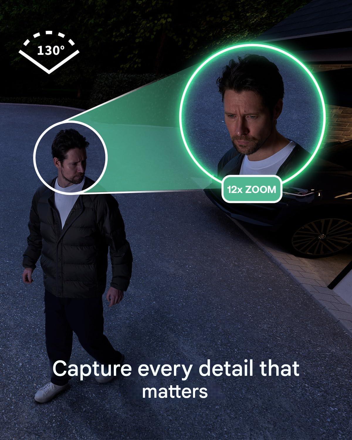 Camera de supraveghere Arlo Essential 2K HD, 3 XL, cu baterie 2K, set de 3 bucati, WiFi, wireless, video HD 1080p, vedere nocturna color, lumina, senzor de miscare, alarma, audio bidirectional, cu aplicatie