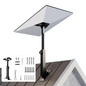 Suport pentru antena Starlink Gen 3, reglabil pe inaltime si unghi 90-180°, accesorii de fixare, montare pe acoperis, stabil si durabil, din metal anti-coroziune, negru